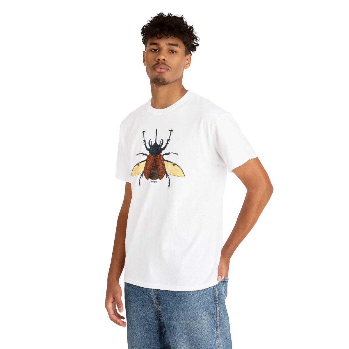 Beetle Unisex Cotton Tee - Image 6