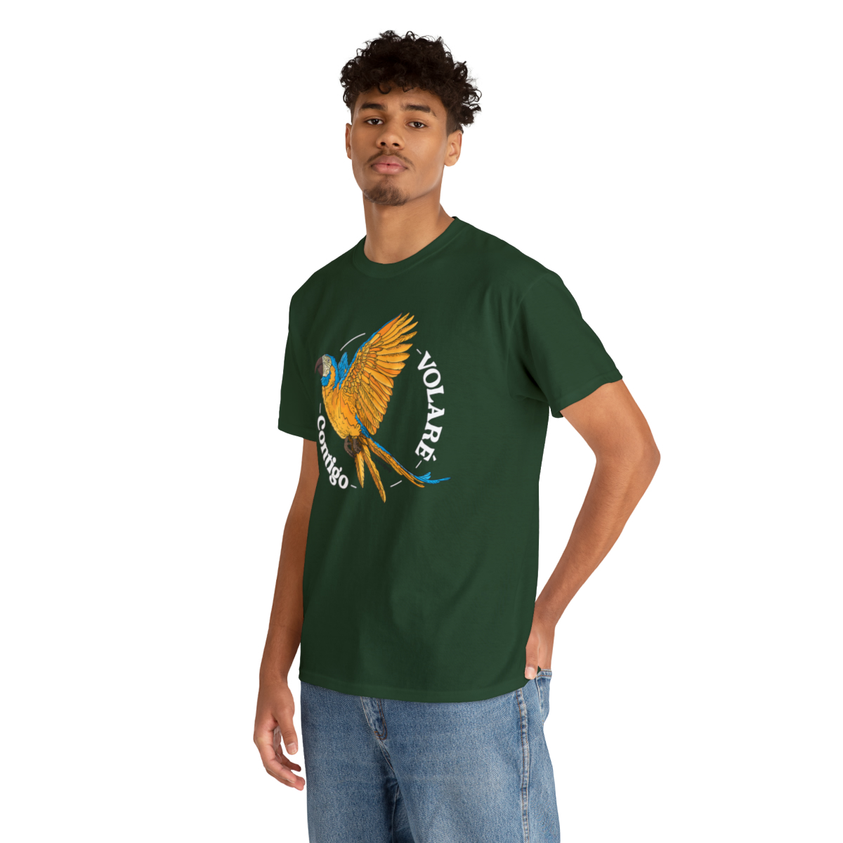 Macaw Unisex Cotton Tee - Image 6